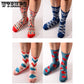 WTEMPO 5 pair/lot Combed Cotton Socks Crew Skateboard Funny Happy Socks Cool Sox Gift Long Harajuku