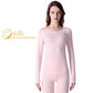 Autumn Clothes Women's Cotton Thin Section Pure Cotton Sweater Slim Base Thermal Underwear Suit Winter