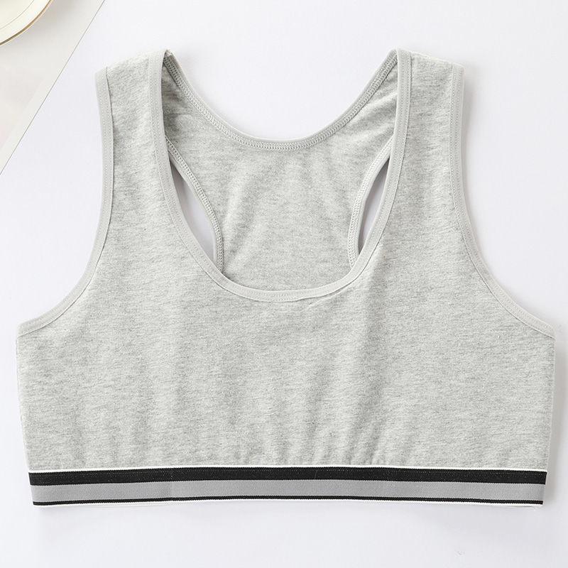 Underwear Female Student Tube Top Girl No Steel Ring Pure Cotton Sports Vest Thin