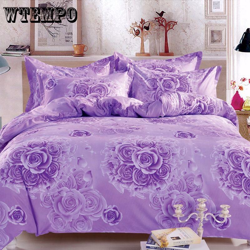 Bed Cover Set Cartoon Duvet Cover Adult Bed Sheets and Pillowcases Comforter Bedding Set