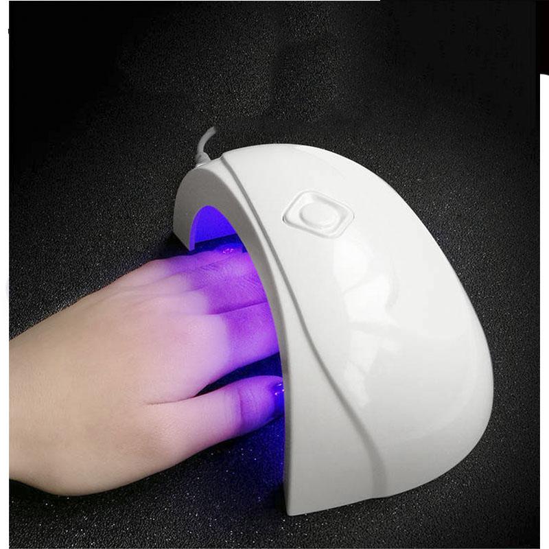 24W USB LED UV Nail Lamp Gel Curing Light Manicure Polish Dryer Painless Nail Phototherapy Machine
