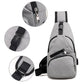 Large Capacity Bag Casual Outdoor Travel USB Charging Port Sling Bag Chest Bag for Men Crossbody Bag