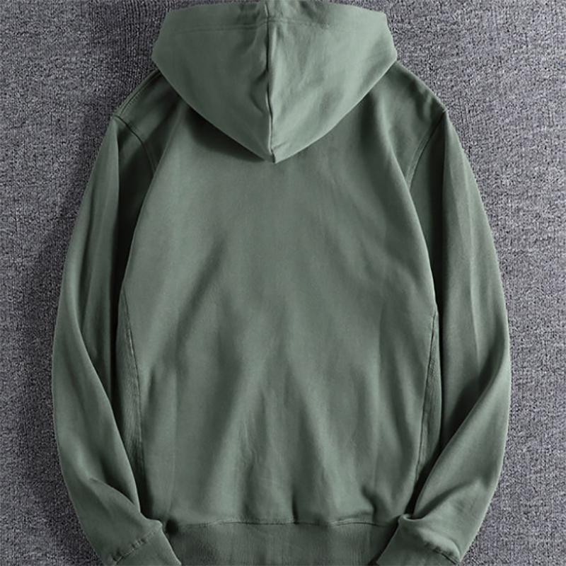 Hooded Sweater Men's Sweater Sports Casual Cardigan Sweatshirts Pure Color Wild Youth Hoodie Sweater Trend