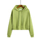 Loose Oversize Hoodies Woman Sweatshirt  Female Hoodies Short Sweat-shirts