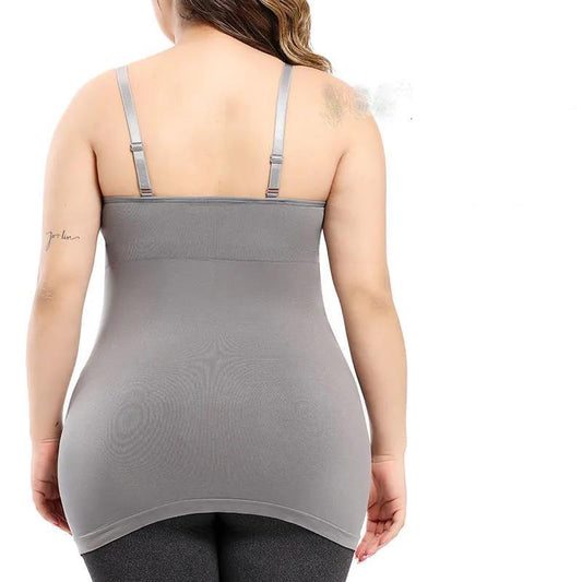 Breastfeeding Underwear Bra Plus Size Fat 100kg Top Buckle Camisole Top Anti-sagging Bra Thin and Comfortable No Need To Wear Underwear