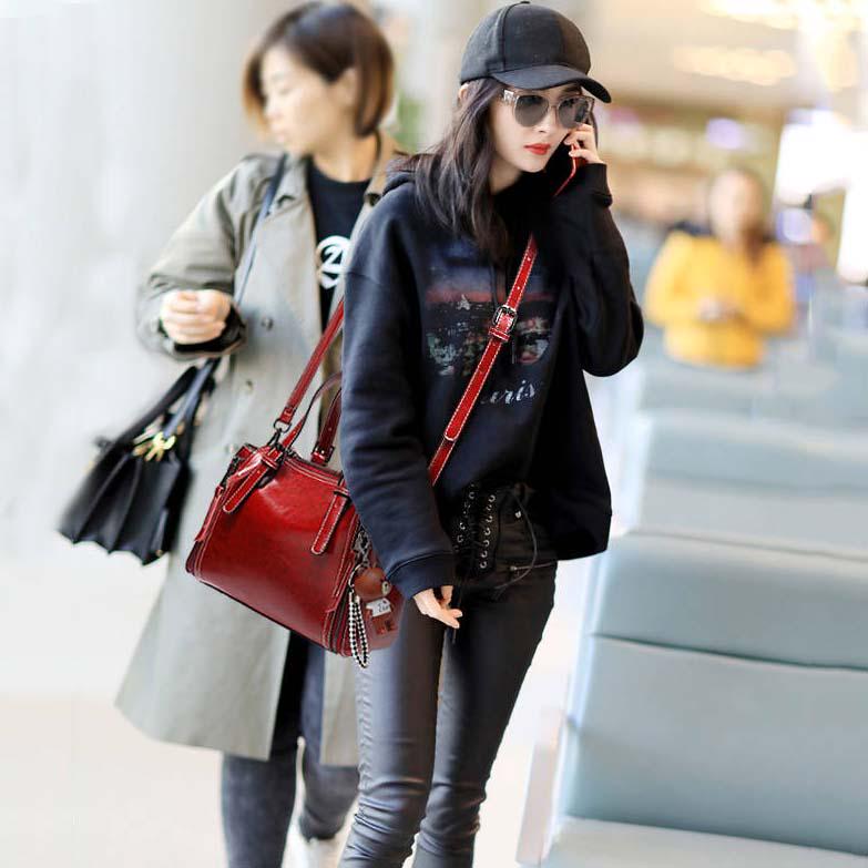 Genuine Leather Handbags Luxury Women Messenger Bags Bolsa Feminina Women's Shoulder Bag
