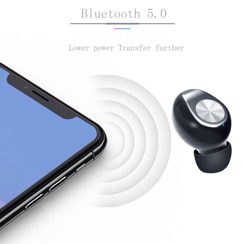 Wireless Bluetooth Earphone 5.0 Mini Earbuds Headset Waterproof IPX5 Sport Headphone Stereo Earphone