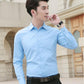 Men's White Shirt Long-sleeved Spring and Autumn Bottoming Shirt Korean Version of The Slim-fit Business Formal Suit with Work Shirt