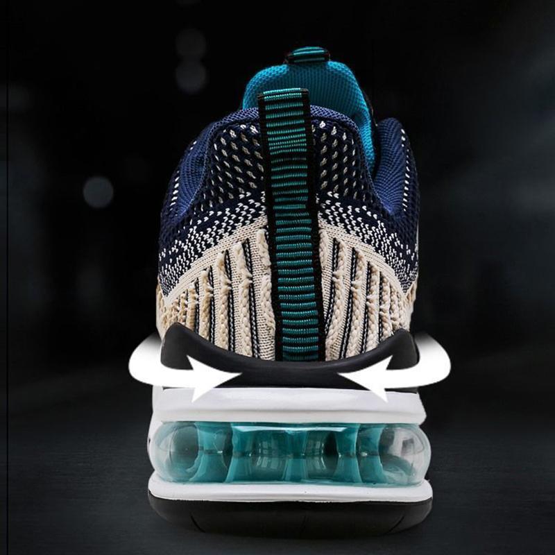 Men's Sneakers Shock Absorption Lightweight Casual Running Shoes Breathable Running Shoes with Soft Sole Mesh