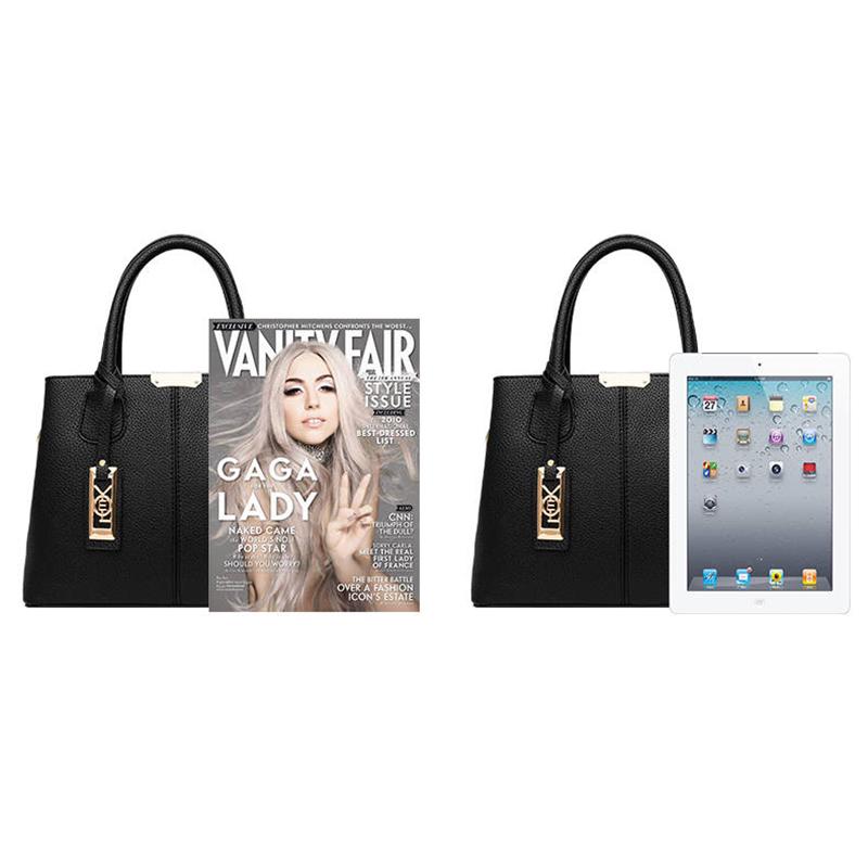 Handbag for Women Leather Laptop Tote Bag Handbag Organiser Storage Umbrella IPAD Insert with Zip