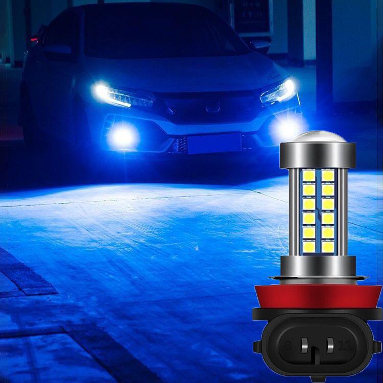 H11 220W LED Car Front Fog Light Super Bright Headlight Color Natural/ Strobe Light Car Light Bulb