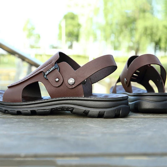 Summer Men's Sandals Non-slip Sandals and Slippers Men's Korean Outdoor Leisure Beach Shoes