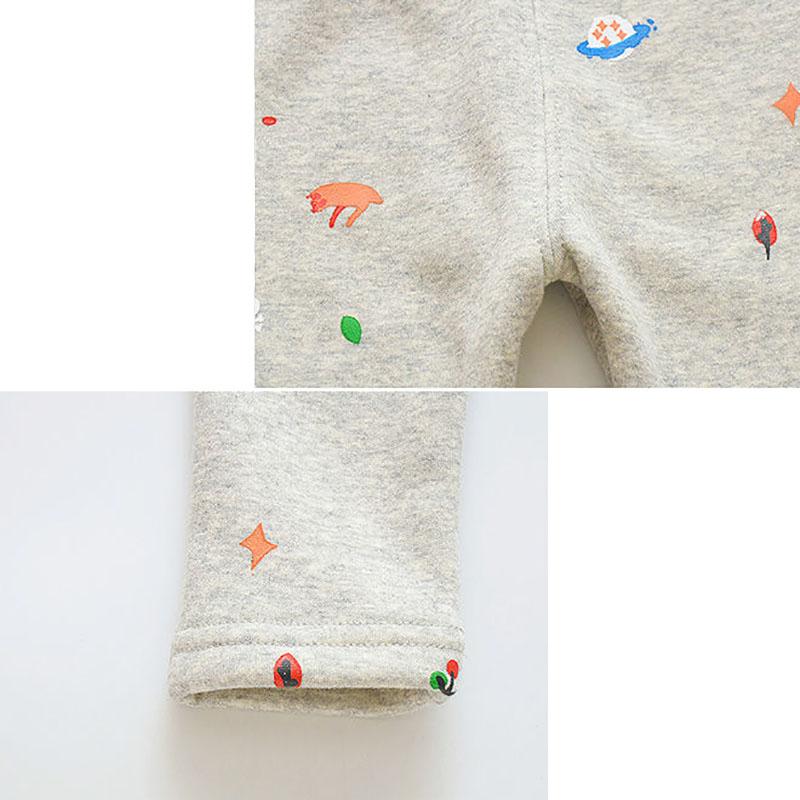 Girls' Leggings Spring and Autumn 1-3-5 Years Old Trousers Children's Pants Feet Pants Stretch Pants Casual Pants