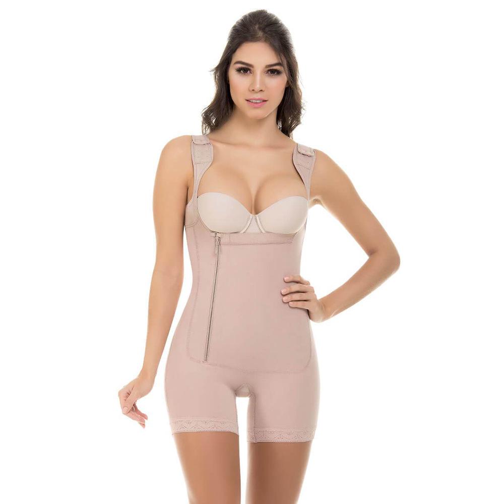Women Plus Fat Siamese Corset Postpartum Thin Waist Slimming Bodysuit Elastic Shapewear Large Size