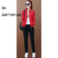 Two pcs set wild long-sleeved casual sweatshirt set large size spring and autumn women's clothing