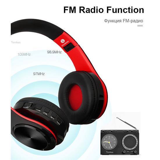 Wilress Headphones Bluetooth 5.0 Gaming Headset Hifi Stereo Sports Headphones for Computer with Mic