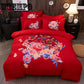 4Pcs/Set Classic Comforter Bedding Set Bed Linen Cotton Duvet Cover Set Home Textile