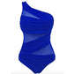 One Shoulder Swimsuit 2019 Mujer One Piece Swimwear Monokini Women 'S Swimming Suit Bnadage Bodysuit