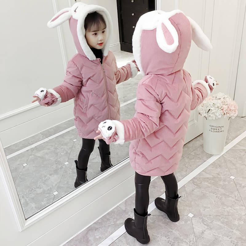 Winter Girls Jackets Boys Coat Hooded Children Parkas Casual Thicken Warm Baby Kid Clothes Outerwear
