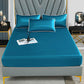 Three-piece Summer Skin-friendly Ice Silk Bed Sheet Mat Washable Non-slip Bedding Protection Cover
