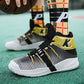 38-45 Men Non-slip Shockproof Basketball Shoes Sneakers Breathable Running Shoes Tactical Boots