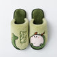 Autumn and Winter Warm Cotton Slippers Cute Pattern Flat Shoes Kitchen Bedroom Leisure Essential