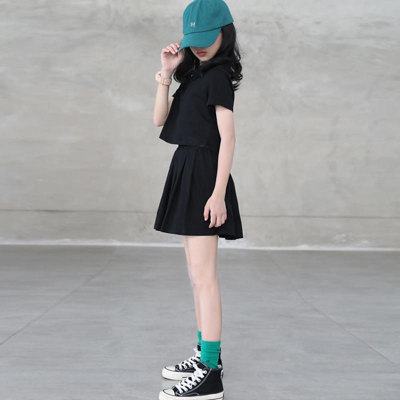 Two-Piece Suit Girls Summer Sweet and Comfortable Suit Girls Big Kids Children's Summer