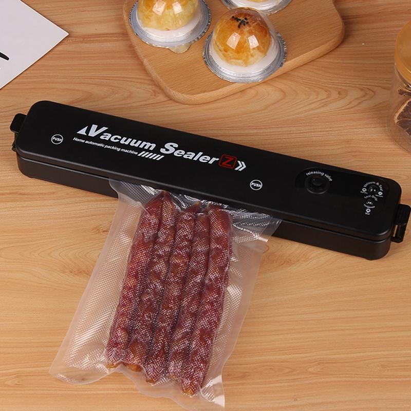 Best Food Vacuum Sealer 220V/110V Automatic Commercial Household Food Vacuum Sealer Packaging Machine Include 10Pcs Bags