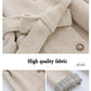 Women's Woolen Coat Mid-length Windbreaker with Cotton Thickened Autumn and Winter Jacket Women