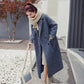 Mid-length Over-the-knee Lamb Velvet Jacket Korean Fashion Winter Thickening Warm Loose Large Size Coat Women