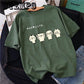 Harajuku Short Sleeve T-shirt Women Hip-hop Tees Womens Print T-shirts Trendy Girls Chic Fashion Top