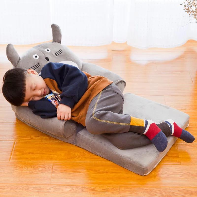 2 Layer Folding Chair Cartoon Animal Baby Children Armchair Sofa Soft Tatami Safe and Anti-drop
