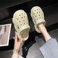 Cave Shoes Women Wear Ins Tide Summer Fashion Thick Bottom Non-slip Baotou Slippers Beach Sandals