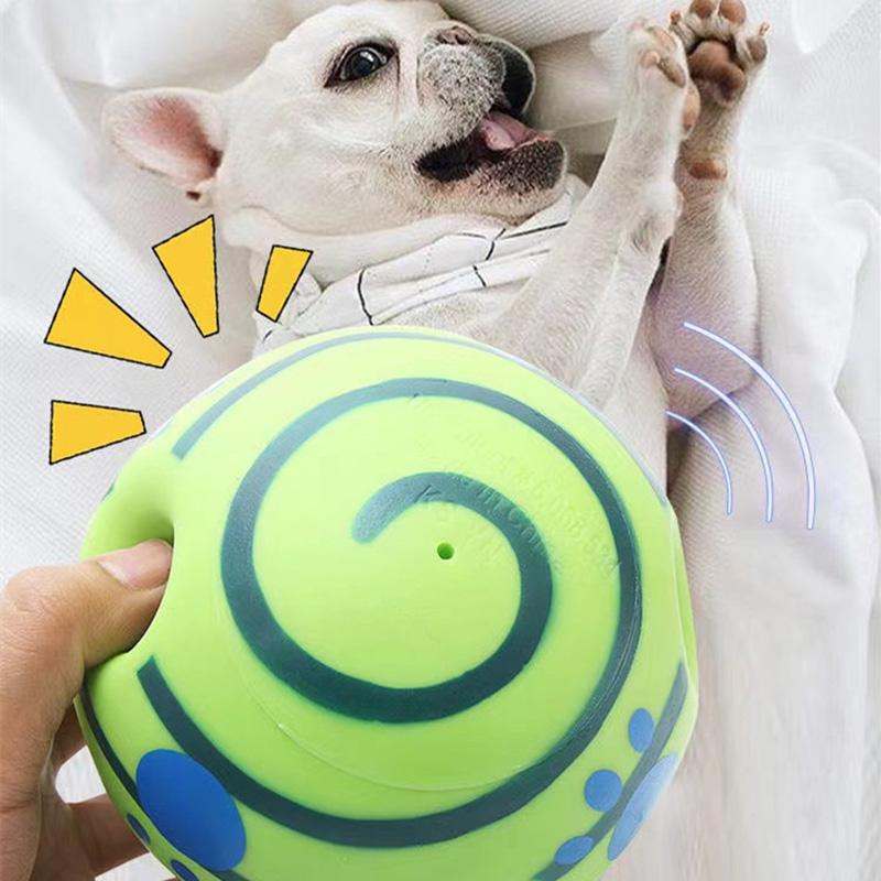 Dog Toy Dog Bite Ball Molar Teeth Bite Resistant Vocal Pet Dog Teddy Puppies Molar Training Ball Play Fun Chewing Toy Dog Cats Grind Teeth Toy
