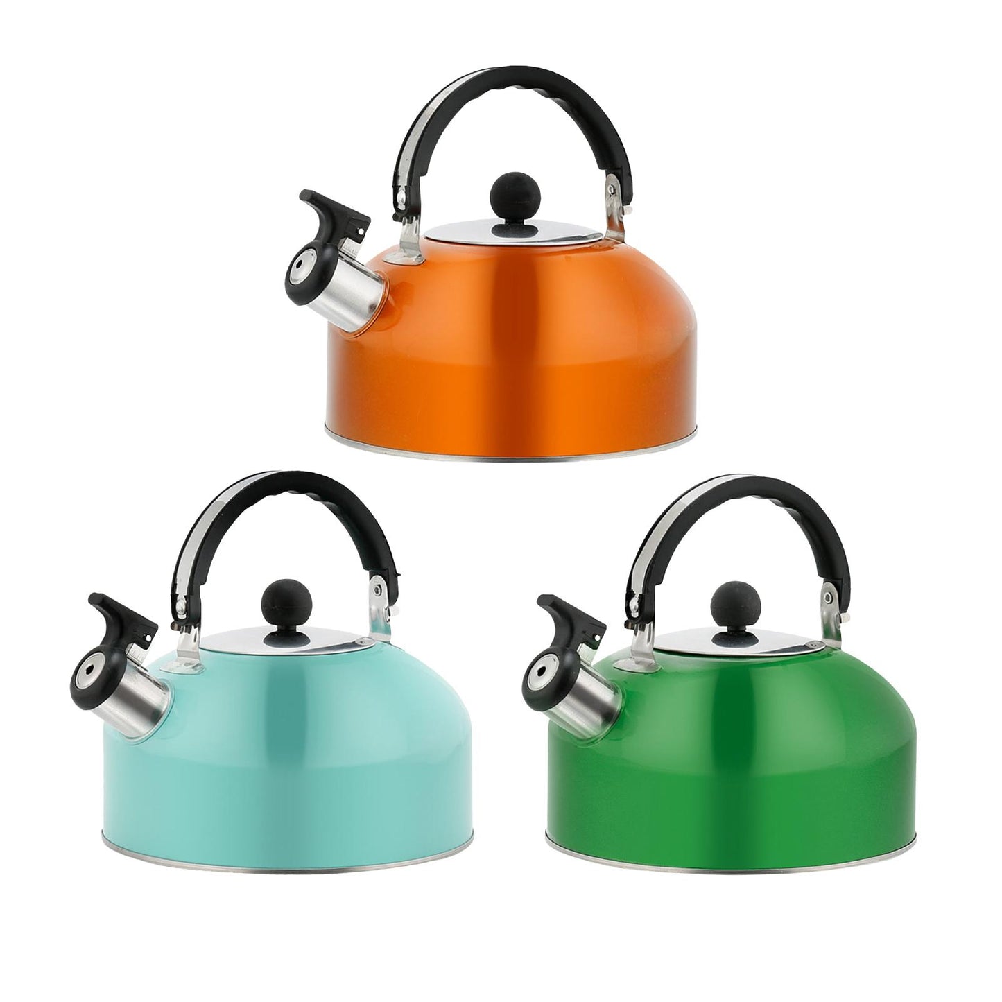Stainless Steel Whistle Teapot for Stove Heating Water Kettle