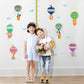 air balloon height stickers kindergarten school decorative wall stickers PVC removable