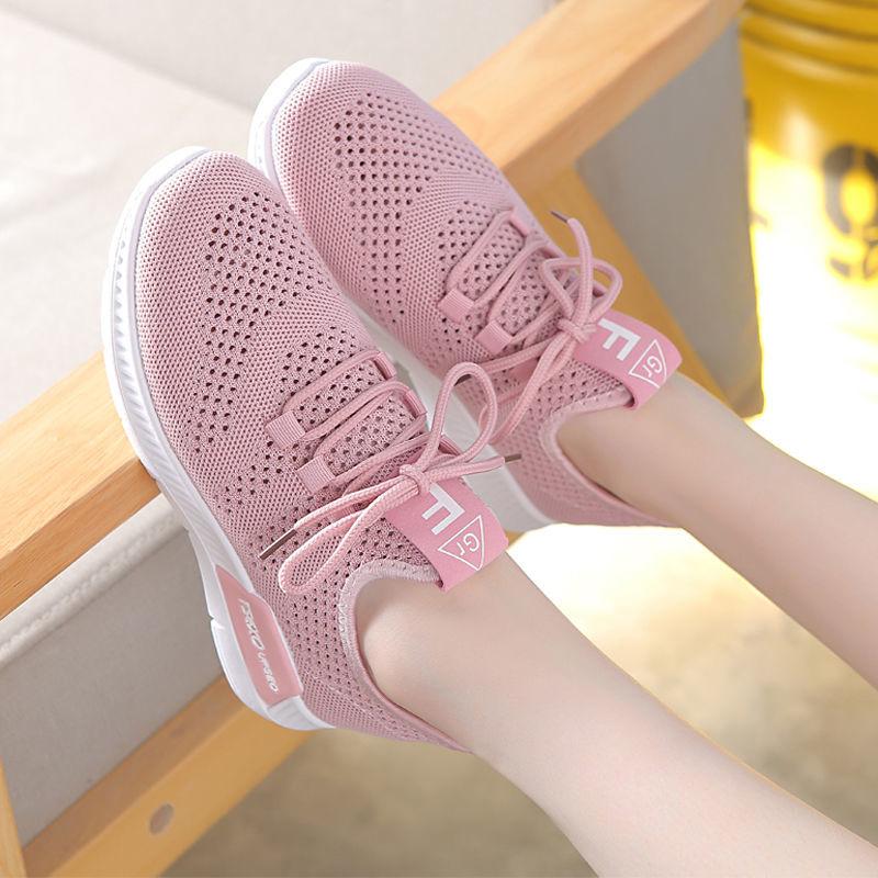 Women's Sneakers Spring Ladies Flat Shoes Casual Women Vulcanized Women Summer Light Mesh Breathable Female Running Shoes