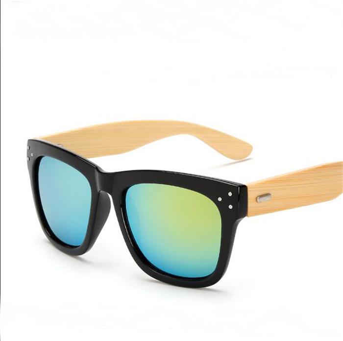 WTEMPO Cool Handmade Square Retro Sunglasses Women Men Vintage Plastic Frame Oversized Sunglasses fo