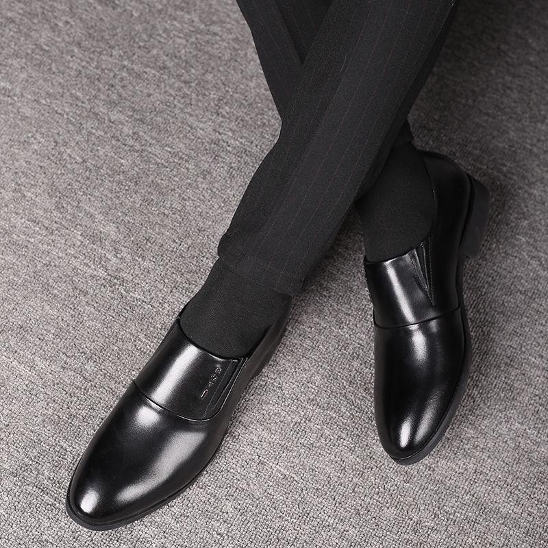 Men's Trendy pointed  oxfords shoes  Dress Shoes Italy Style Man Wedding Shoes