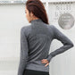 Sportswear Suit Female Fitness Jacket Female Trendy Ins Autumn and Winter Sports Zipper Tight Student Yoga Suit Female