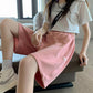 Wide Leg Pants Women's Summer Loose Large Size Casual Shorts Medium Tube Five Points Sports Pants Trend