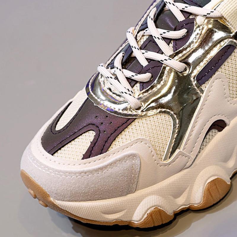 Heightened Travel Running Shoes Casual Student Breathable Sneakers All-match Comfortable Women Walking Sneakers