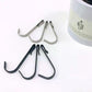 5Pcs Kitchen Hook Towel Rack Wardrobe Stainless Steel Square Tube Hook Bathroom Small Hook Household S-shaped Hook Rack Card Hook Bedroom Accessories
