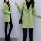 Woolen Coat Long Slim Blend Outerwear 2019 Women Overcoat Wool Coat Autumn Winter Jacket Clothes