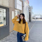 Autumn and Winter Half Turtleneck Sweater Short Padded Bottoming Shirt Loose Casual Young Women's Top