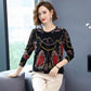 Women Printed Sweater Long Sleeve O-Neck Knitted Pullover Sweater Fashion Loose Jumper Tops Plus Size Knitwear Outwear