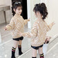 Autumn and Winter Thickened Children's Sweater Round Neck Knit Sweater Slim Long-sleeved Bottoming Shirt Little Girl Fashion Coat