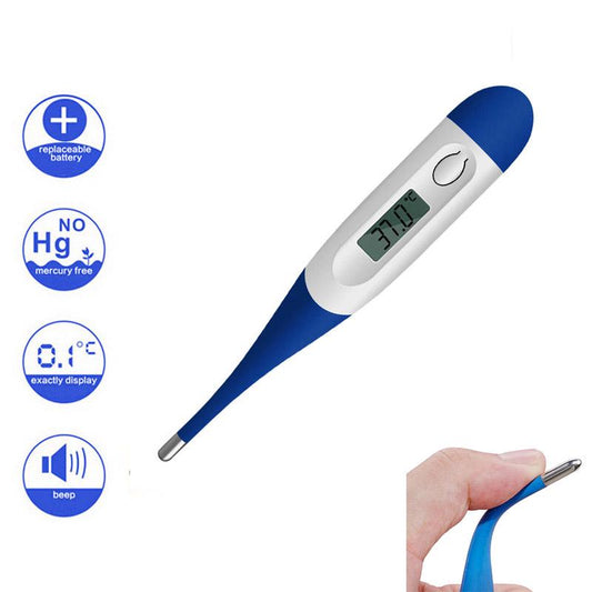 Digital LCD Electric Thermometer Heating Tool Body Temperature Baby Fever Measurement for Adult Baby