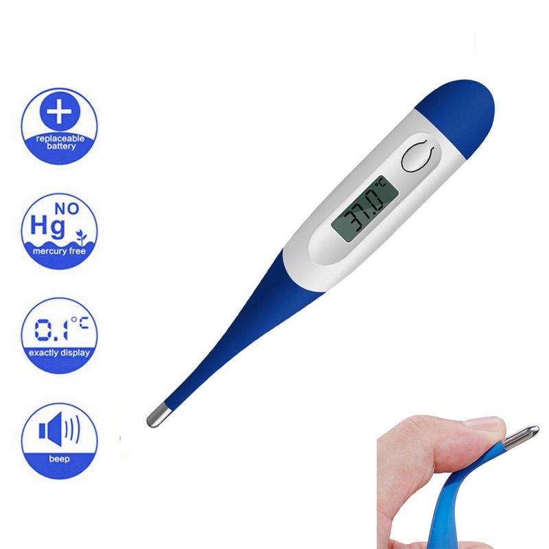 Digital LCD Electric Thermometer Heating Tool Body Temperature Baby Fever Measurement for Adult Baby