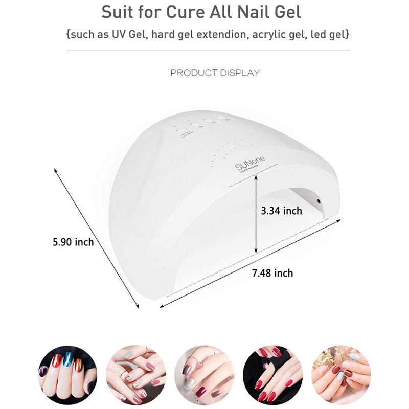 Gel Nail Polish Starter Kit 48W UV Lamp Nail Dryer Top Base Coat Manicure Tools Primer Nail Art Set